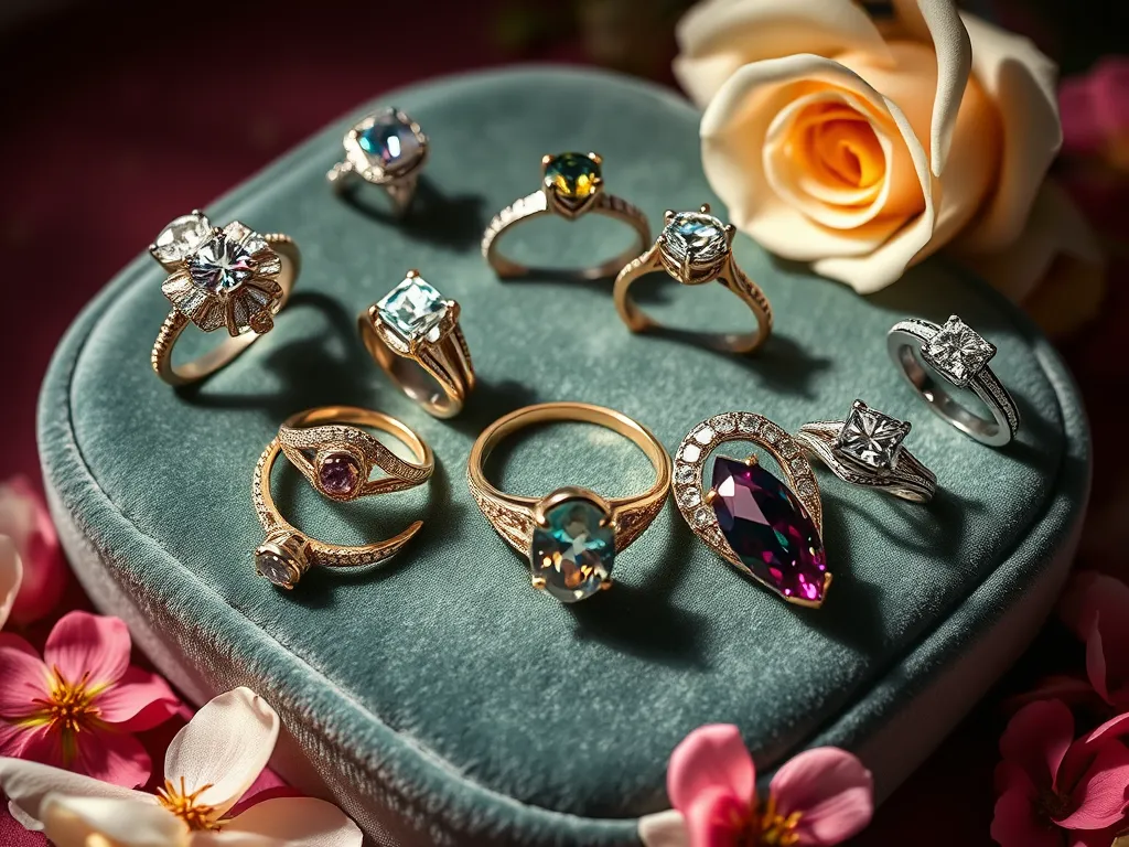 Custom engagement rings