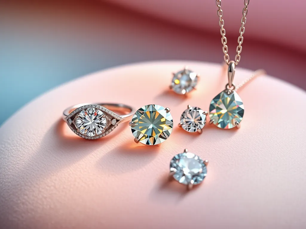 Lab-grown diamond jewelry