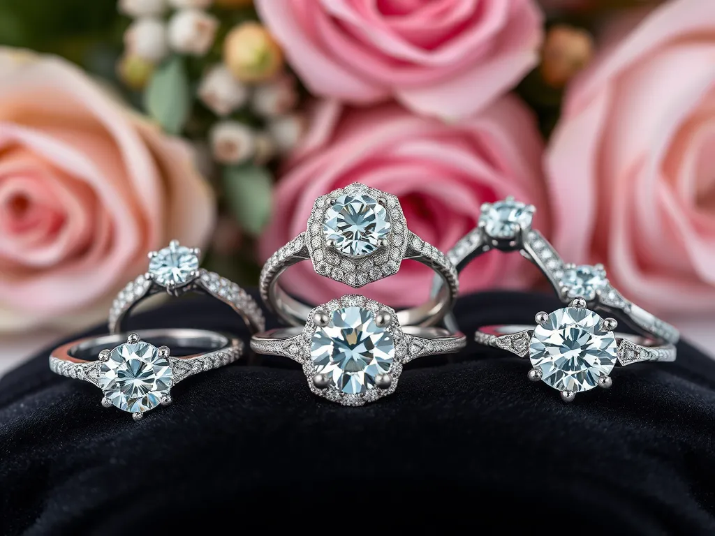 Platinum engagement rings for women